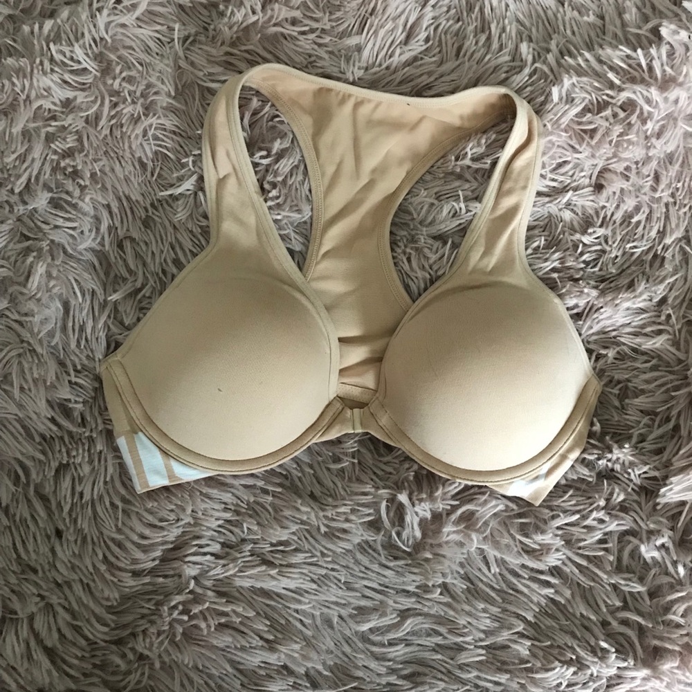 VS Pink Nude/Beige T-strap bra